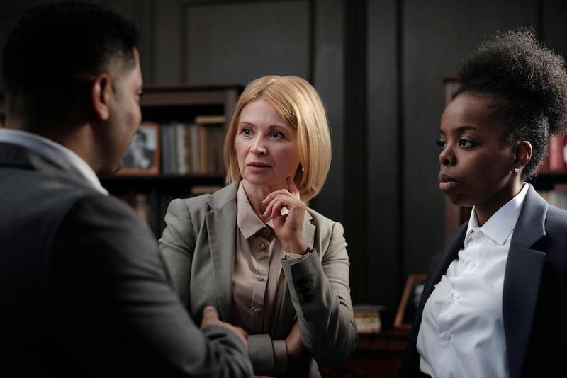 lawyers debriefing